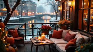 Charming Coffee Jazz ❄  Relaxing Holiday Music at a Cozy Winter Cafe [upl. by Nylaf424]