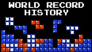 The History of Tetris World Records [upl. by Ramma109]