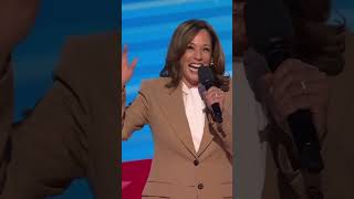 Kamala Harris gets thunderous applause in surprise DNC appearance  REUTERS [upl. by Nevaj807]