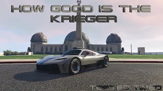 Is The KRIEGER Any Good GTA Online Timed Test [upl. by Aimar]