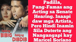 Maricel Soriano Present sa Senate Hearing Paquito Ochoa Absent Bato Hindi Showbiz ang Hearing [upl. by Lock]