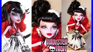 Monster High OPERETTA Frights Camera Action Doll Review B2cutecupcakes [upl. by Herwick]