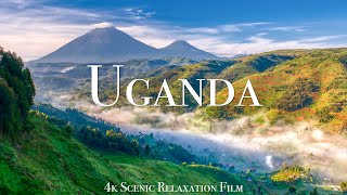 Uganda 4K  Scenic Relaxation Film With African Music [upl. by Kamerman]