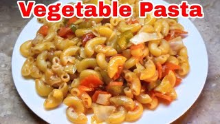 Vegetable Pasta  Vegetable Macaroni  Quick And Easy Recipe By Nabiya Kitchen [upl. by Rior]