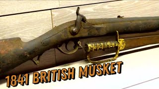 Gun Restoration 1841 British Officers Musket with sword [upl. by Sixel]