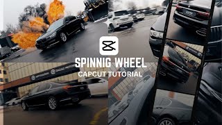 Master the Spinning Wheel Transition in CapCut  StepbyStep Tutorial [upl. by Eelinej]