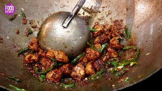 Chilli Chicken Restaurant Style In Just 2 Minutes  Easy Chili Chicken Gravy Indian Street Food [upl. by Vatsug]