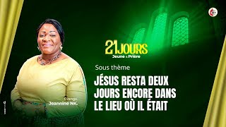 JÉSUS resta deux jours encore dans le lieu où il était avec Evang Jeannine NK [upl. by Aiuqes561]