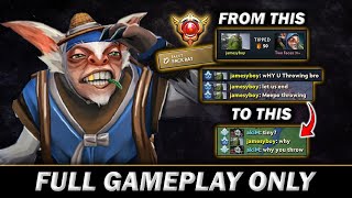 when tiny trashtalk GRANDMASTER Meepo too early  Meepo Gameplay802 [upl. by Leffert]