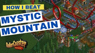 Mothball Mountain  Mystic Mountain  HOW TO BEAT  Rollercoaster Tycoon Scenario Guide [upl. by Lerual]