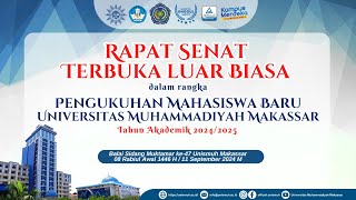 PENGUKUHAN MAHASISWA BARU TAHUN AKADEMIK 20242025  UNSIMUH MAKASSAR [upl. by Garold]