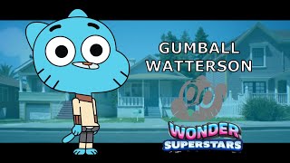 Wonder Superstars Official Moveset 8 Gumball Watterson The Amazing World Of Gumball [upl. by Serles]