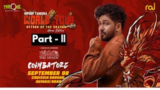 HipHop Tamizha concert live in coimbatore  manstorie  hiphoptamizha  music [upl. by Icak]