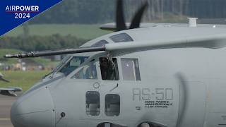 C27J Display Airpower 2024  Aeronautica Militare [upl. by Nairb]