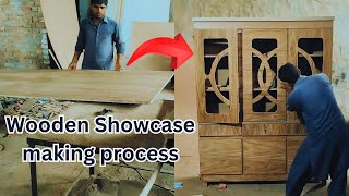 How To Make Showcase Wooden Showcase making process [upl. by Carper177]