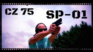 CZ 75 SP01 9mm Full Size Pistol Review HD [upl. by Aehcim825]