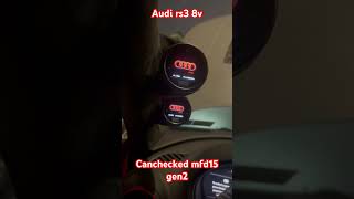 Mfd15 gen2 Audi rs3 A pillar gauges [upl. by Alo]