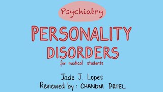 PSYCHIATRY  Personality Disorders and DSH [upl. by Fitton]