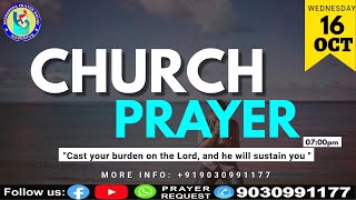 CHURCH PRAYER MEETING II16102024  BEERSHEBA PRAYER HOUSE [upl. by Emanuela]