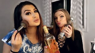 DRUNK GET READY WITH ME FT MY BESTFRIEND  Trisha Paytas Drinking amp Make up talk [upl. by Ulrika33]