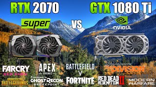 RTX 2070 Super vs GTX 1080 Ti  Test in 11 Games  1440p [upl. by Trebled]