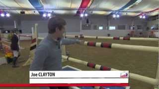 Showjumping Training  How to jump an Oxer with Joe Clayton [upl. by Bacon36]