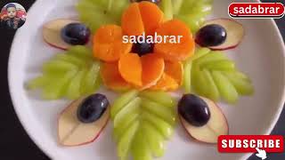 Beautiful top 6 Fruits Decoration Ideas Super Fruits Decoration  Fruit curving and cutting Tricks [upl. by Annet]