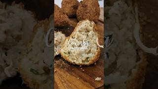 COXINHA DE FRANGO SEM MASSA  receita com frango desfiado [upl. by Arymas749]