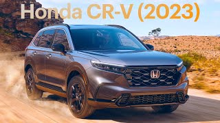 2023 Honda CRV Arrives With Sharp Styling New Tech And Improved Engines [upl. by Madancy]