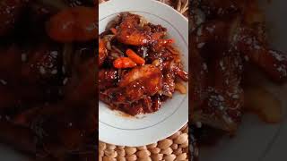 Udang Saos Teriyaki cooking culinary food foodculinary recipe yummy japanesefood [upl. by Aisatal135]