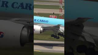 Korean Air Cargo Boeing 777FB5 landing in Incheon 인천공항 대한항공 B777 비행기 착륙 HL8005 ICNRKSI [upl. by Geesey]