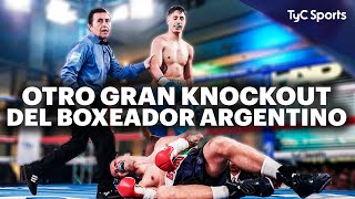 TREMENDA PIÑA QUE ENTRÓ COMO PUÑALADA 🥊 GRAN KNOCKOUT DE UNA DE LAS PROMESAS DEL BOXEO ARGENTINO 🔥 [upl. by Inej]