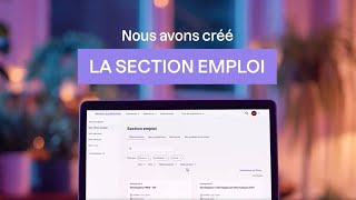 Découvrez la nouvelle section emploi sur openclassroomscom [upl. by Kuhlman]