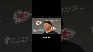 “Thank God we cut Kadarius”  Mahomes rejoices [upl. by Ellan]