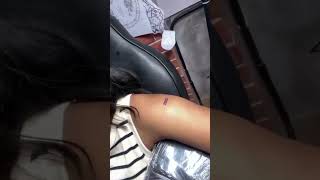 Getting Inked for the First Time First Tattoo Journey From Nervous to Inked 🖋️ firsttattoo [upl. by Nessaj]