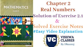 Class 9  Maths  Chapter 2  Real Numbers  Exercise  21 Solution  CG Board  English Medium [upl. by Halivah389]