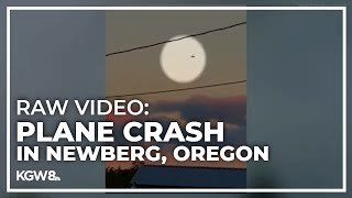 Raw video plane crashes into home in Newberg [upl. by O'Rourke]