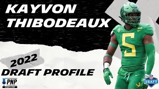 Kayvon Thibodeaux Draft Profile  NFL Draft 2022 [upl. by Rick]