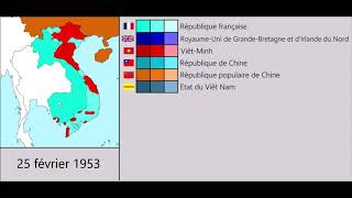 First Indochina War 19461954 Every Day [upl. by Atterg961]