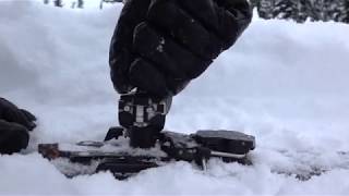 How To Rotate G3 ION Binding Heel From Tour Mode to Ski Mode [upl. by Ellessig628]