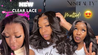 Beginner friendly MELTED INSTALLNEW  CLEAR LACE preplucked hairline XRSBeauty Hair [upl. by Kailey]