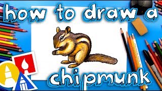 How To Draw A Realistic Chipmunk [upl. by Barnes61]