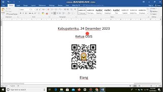 CARA MEMBUAT QR CODE BERISI TANDA TANGAN DAN LOGO [upl. by Lebbie]