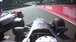 Pierre Gaslys Eau Rauge Overtake 2020 vs His 2016 Gp2 Eau Rouge Overtake [upl. by Yesnek]