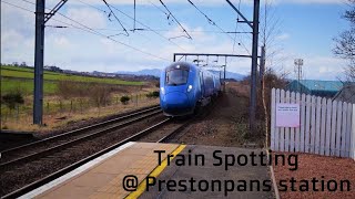 Train Spotting at Prestonpans Station [upl. by Pack]