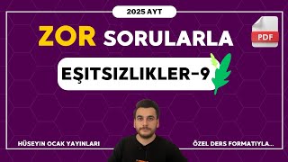 Zor Soru  9 eşitsizlikler yks aytmatematik [upl. by Ethelin]