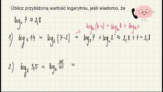 Oblicz przybliżoną wartość logarytmu [upl. by Shaffert]