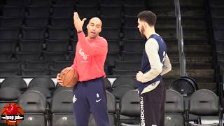 Lonzo Ball Makes 45 3 Pointers After Pelicans Shooting Practice At Staples Center HoopJab NBA [upl. by Aesoh]