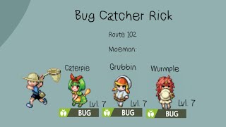 Moemon Star Emerald  Route 102 Bug Catcher Rick [upl. by Amliv]