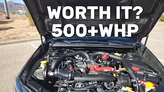 UPDATE ON 500WHP STI WAS IT WORTH IT [upl. by Valida]